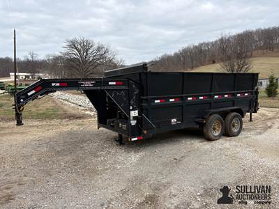 2015 Load Trail 16' T/A Gooseneck Dump Trailer