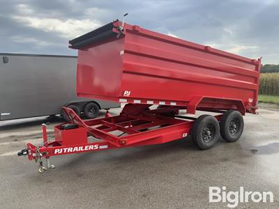 2025 PJ D7142 T/A Bumper-Pull Dump Trailer