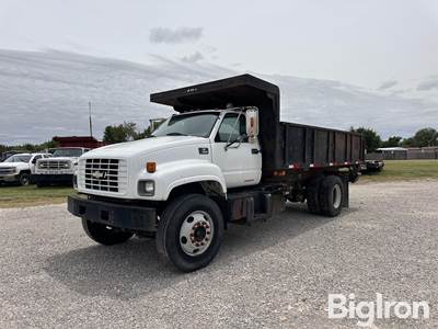 1998 Chevrolet C7500 S/A Dump Truck w/Scissor Lift Box