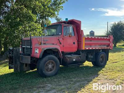 1995 Ford L9000 Dump Truck w/Quick Attach Dozer Blade