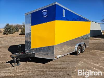2019 Diamond Cargo 8x16 T/A Enclosed Trailer