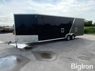 2025 Forest River LTFES724TA2 Lightning T/A Aluminum Enclosed Snowmobile Trailer