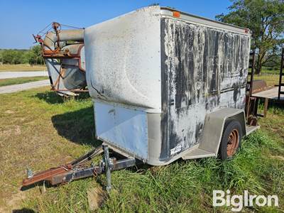 1980 Fruehauf 8' S/A Enclosed Trailer