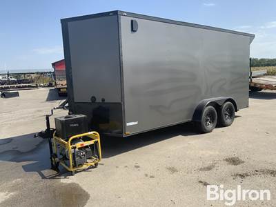 2025 Quality Cargo 7' x 16' T/A Enclosed Trailer w/Generator