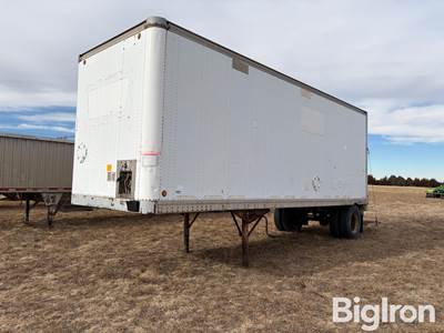 1989 Strick S/A Enclosed Sprayer Tender Trailer