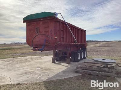 1976 Fruehauf End Dump Semi Trailer
