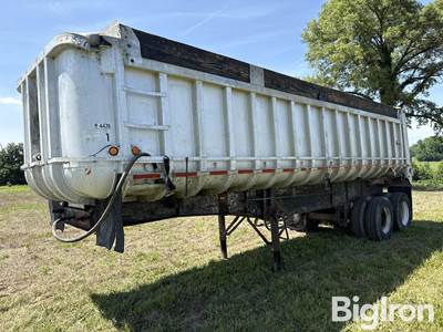 1971 Fruehauf 26' T/A Aluminum End Dump Trailer