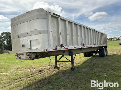 1988 Hawkeye E4000 T/A Aluminum End Dump Trailer