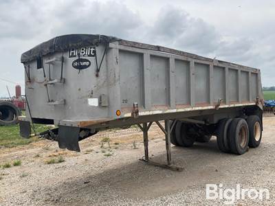 1998 Hilbilt 24 HDMT T/A End Dump Trailer