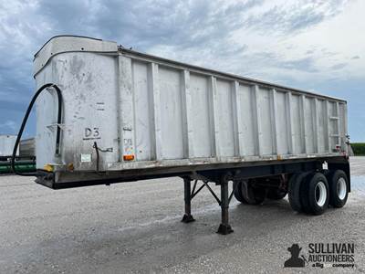 1970 Schien 26' T/A Aluminum End Dump Trailer