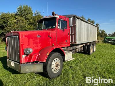1985 Peterbilt Conventional 349 T/A Grain Truck