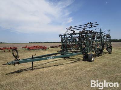 Baker 8460 60' Field Cultivator w/3 Bar Harrow