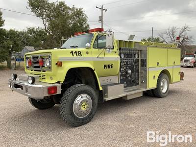 1987 GMC Sierra Pierce Fire Pump Truck