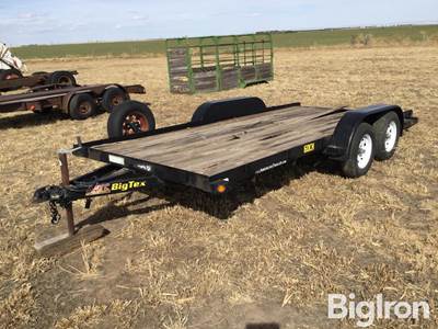2014 Big Tex T/A Bumper Pull Flatbed Trailer