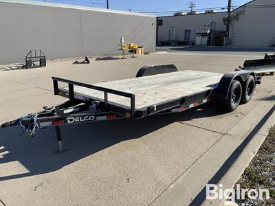 2024 Delco 18’ T/A Flatbed Trailer