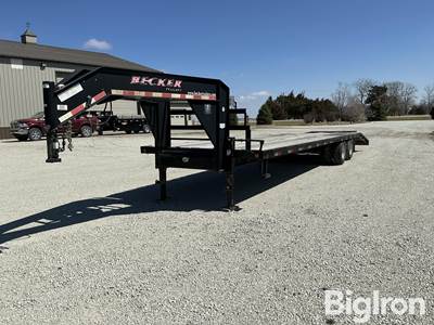 2010 Delco Gooseneck Flatbed Trailer