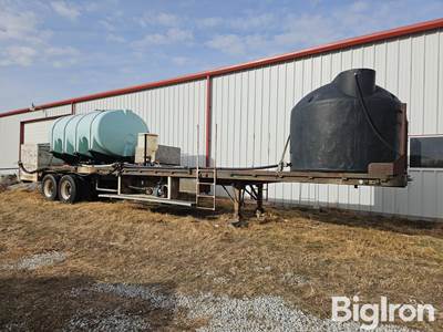 1966 Delta 40' T/A Flatbed Trailer w/Tanks