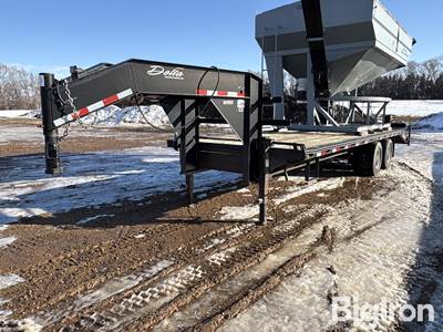 2006 Delta T/A Gooseneck Flatbed Trailer