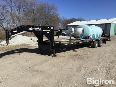 2017 Delta T/A Flatbed Sprayer Tender Trailer