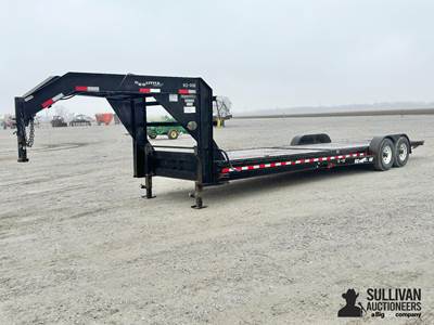 2015 Doolittle EZ Loader GT 16+12 T/A Gooseneck Tilt-Bed Trailer
