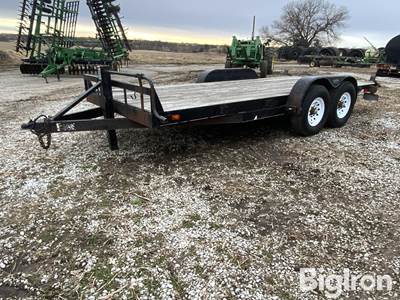 1996 Dressen 81” X 18’ T/A Flatbed Trailer