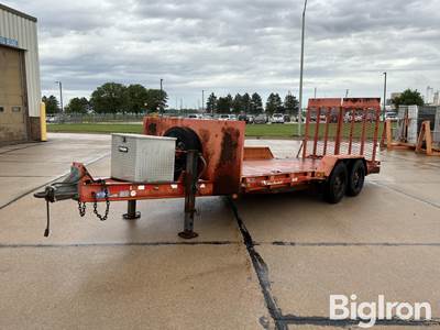 2009 Felling 18’ T/A Flatbed Trailer
