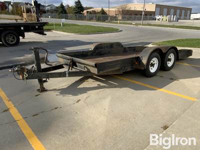 2000 Felling TH162 16' T/A Tilt Flatbed Trailer