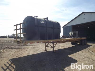 1980 Fruehauf T/A Flatbed Liquid Fertilizer Tender Trailer