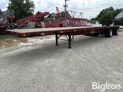 2001 Great Dane GPMWSAR248 T/A Flatbed Trailer
