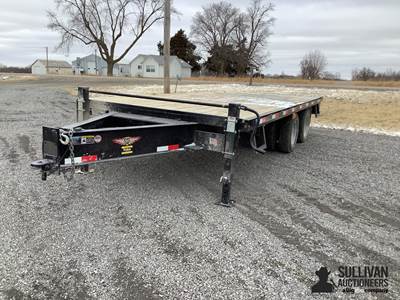 2017 H & H T/A Flatbed Trailer