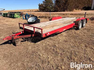 2011 H&H 20' T/A Flatbed Trailer