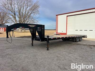 2020 H&H 30' T/A 5th Wheel Deckover Trailer