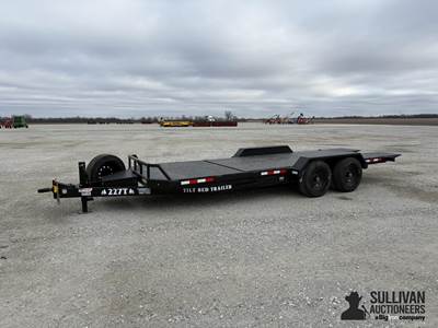 2026 Industrias America 227T 22' T/A Tilt Deck Trailer