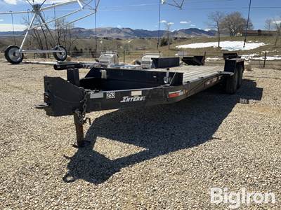 2007 Interstate SDT T/A Bumper Hitch Flatbed Trailer
