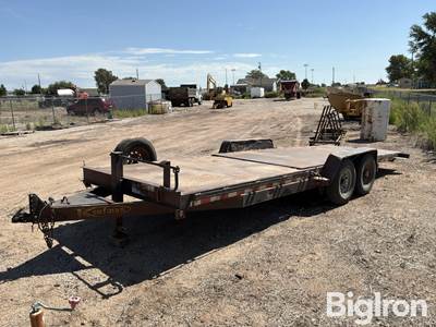 Kaufman T/A tilt bed car trailer