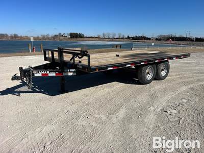 2010 Lamar 16’ T/A Heavy Duty Deckover Trailer