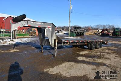 2020 Landoll TravAlong T/A Gooseneck Flatbed Trailer