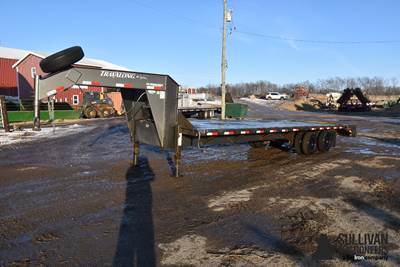 2020 Landoll TravAlong 31' T/A Gooseneck Flatbed Trailer