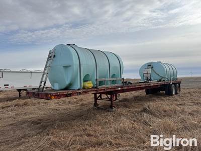 1989 Lufkin T/A Flatbed Sprayer Trailer
