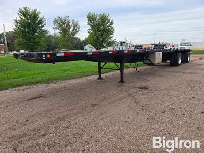 1998 Lufkin 48' T/A Spread Axle Steel Flatbed Trailer