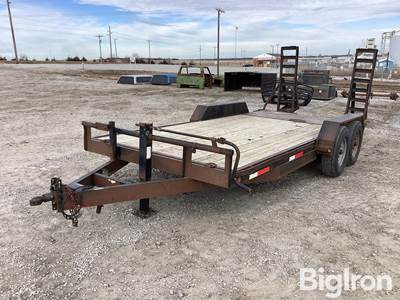 2008 Maxey Car Hauler T/A Flatbed Trailer