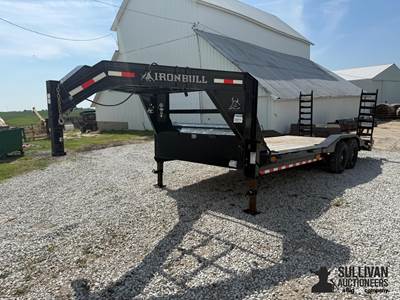 2022 Norstar Ironbull 22' T/A Gooseneck Equipment Trailer