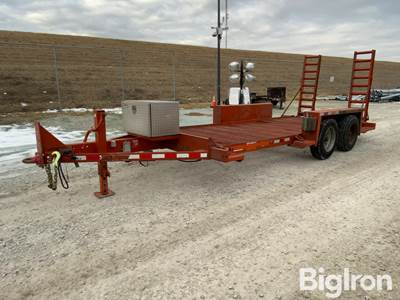 2000 Ram Low Rider 18' T/A Flatbed Trailer