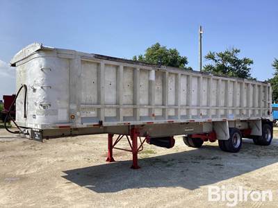 1993 Ravens T/A Spread Axle Aluminum End Dump Trailer