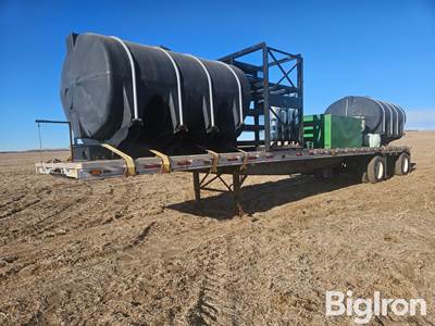 1991 Reinke T/A Flatbed Sprayer Tender Trailer