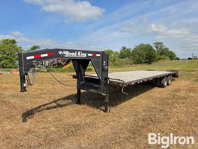 2016 Road King T/A Gooseneck Flatbed Trailer