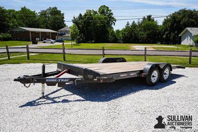 Run #264 - 2012 Sure Trac ST82-18 Tilt Deck T/A Flatbed Trailer