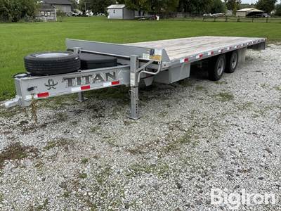 2024 Titan 25’ T/A Deck Over Tilt Flatbed Trailer