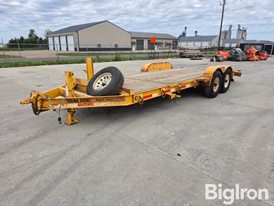 2015 Trail King TKT12U Tilt Deck T/A Flatbed Trailer