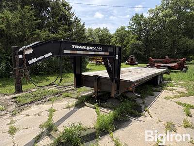 2003 Trailerman T/A Gooseneck Flatbed Trailer
